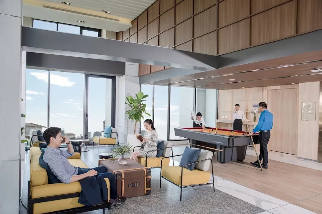 Lobby sitting area