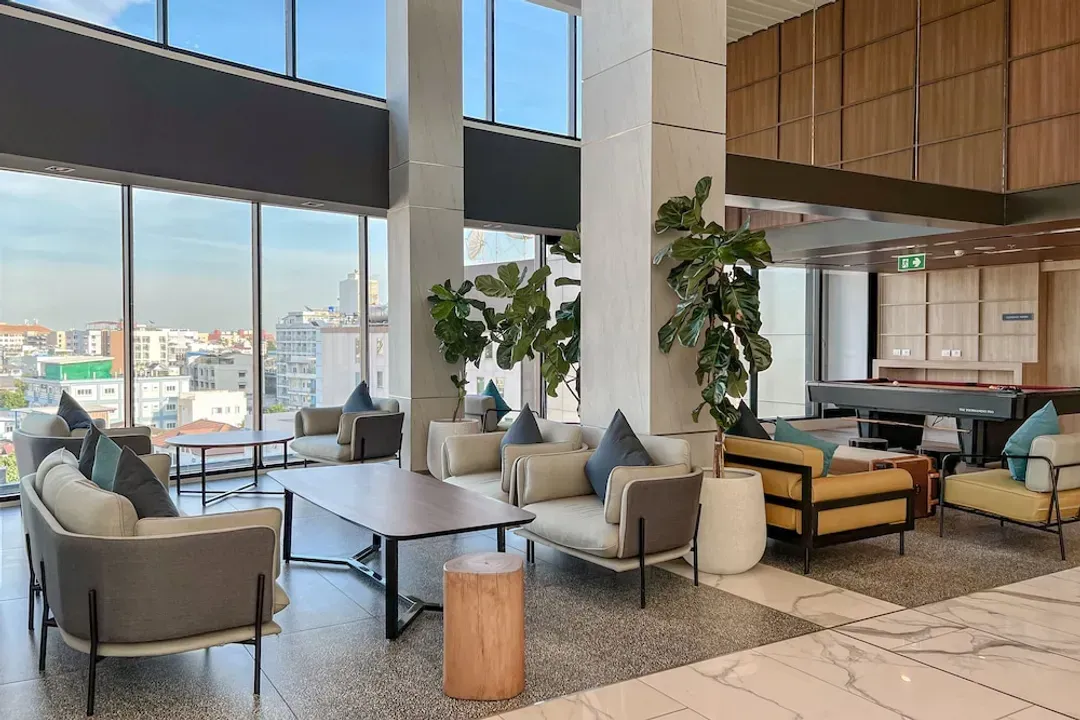 Lobby sitting area
