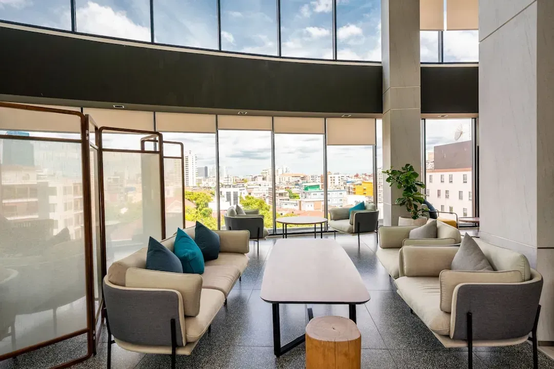 Lobby sitting area