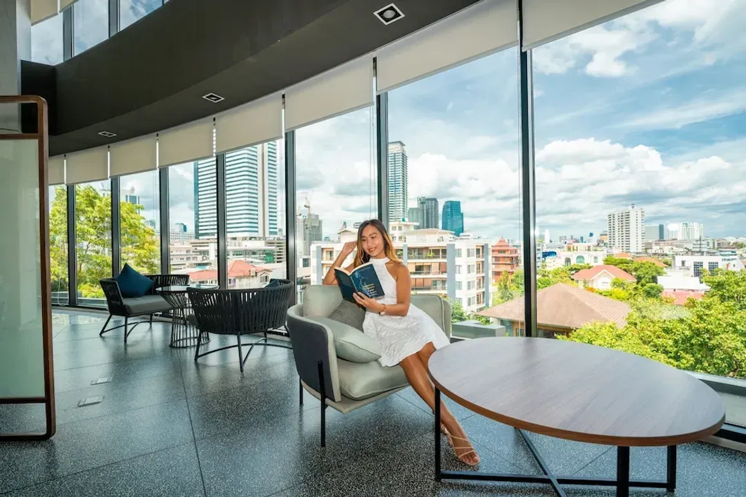 Lobby sitting area