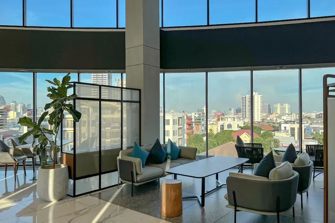 Lobby sitting area