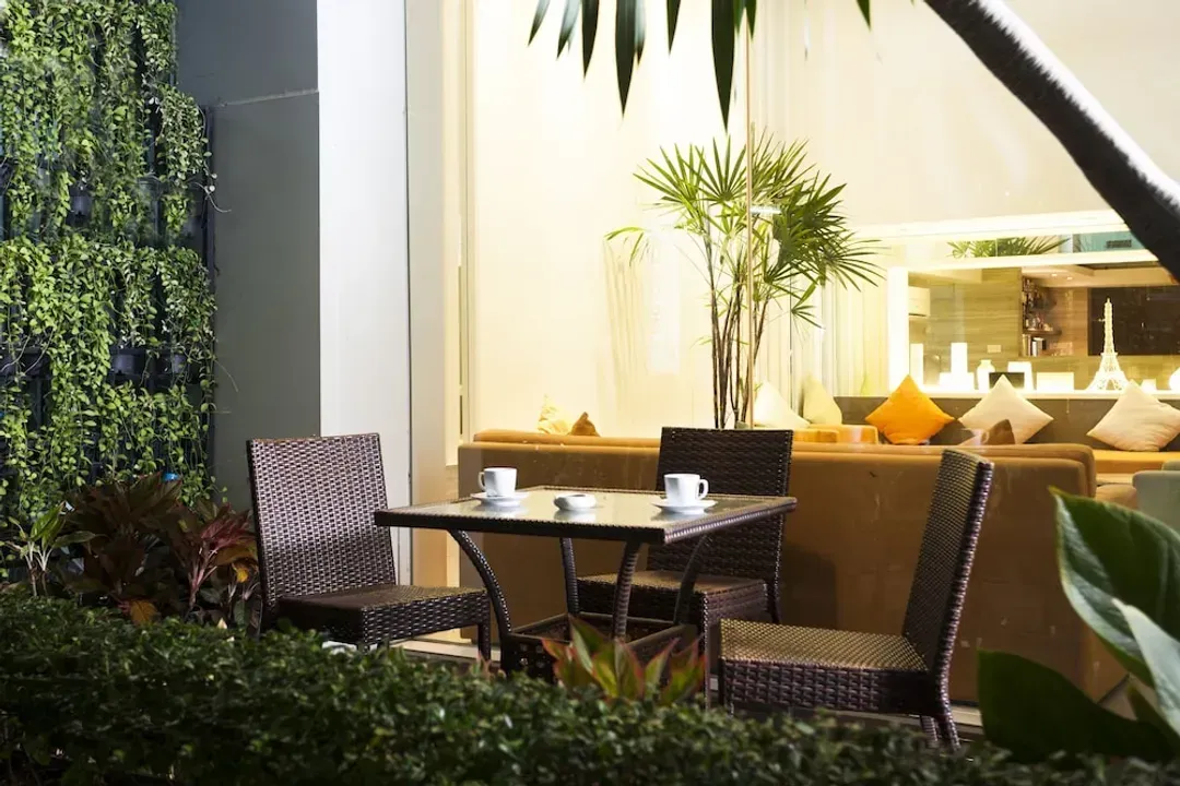 Lobby sitting area