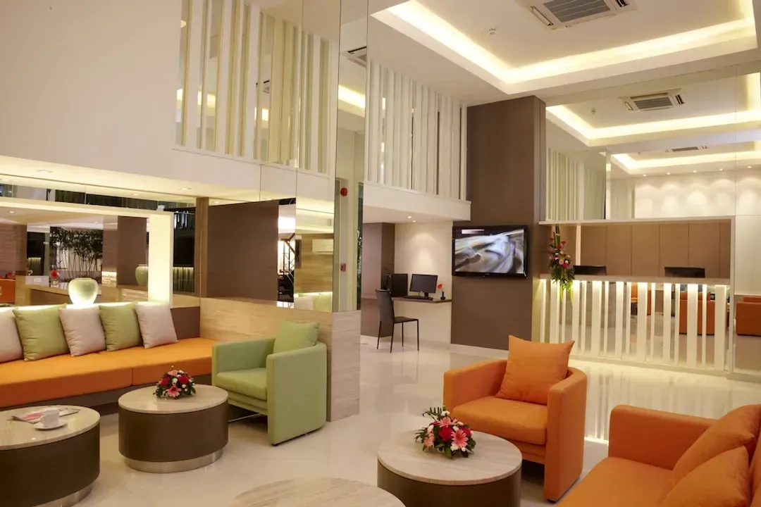 Lobby sitting area