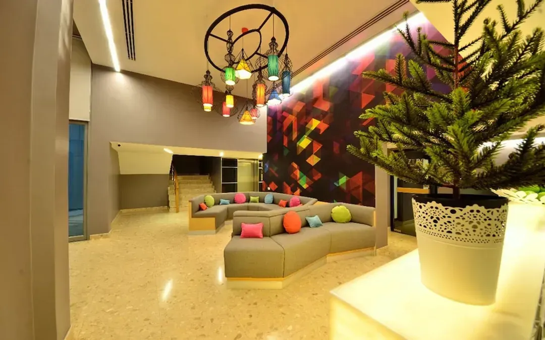 Lobby sitting area