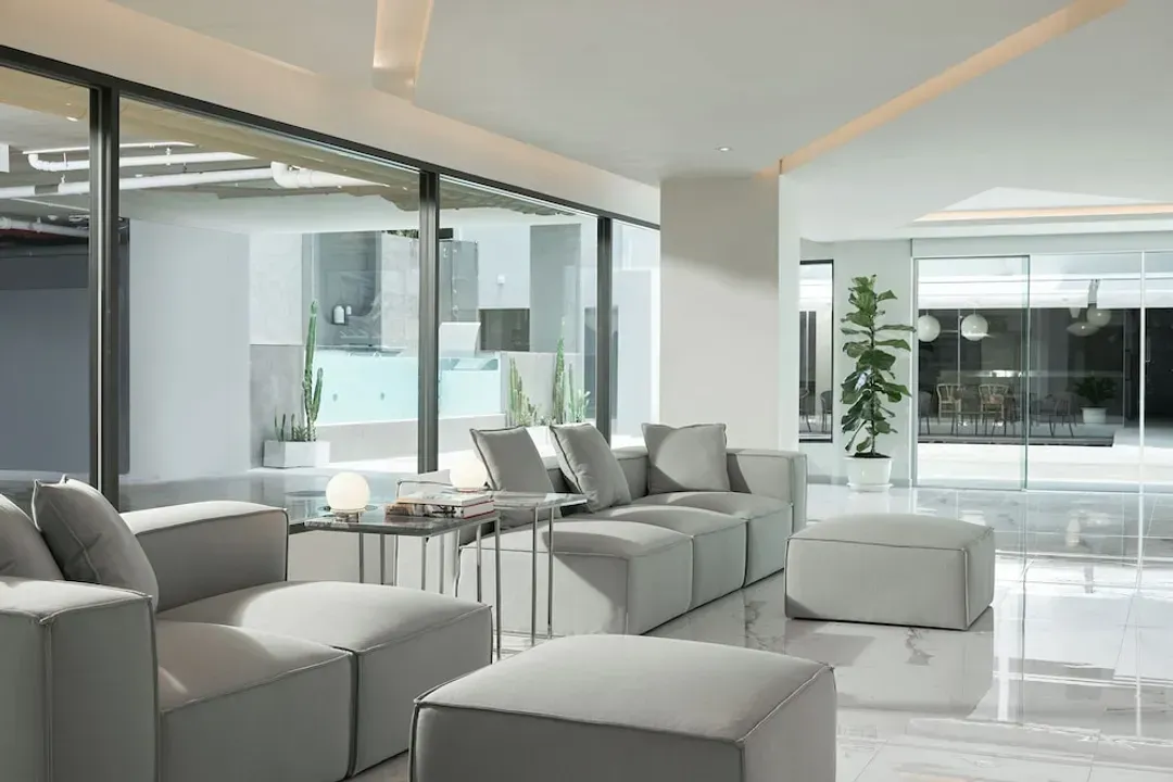 Lobby sitting area
