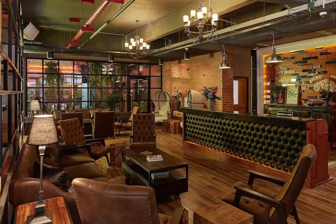 Lobby sitting area