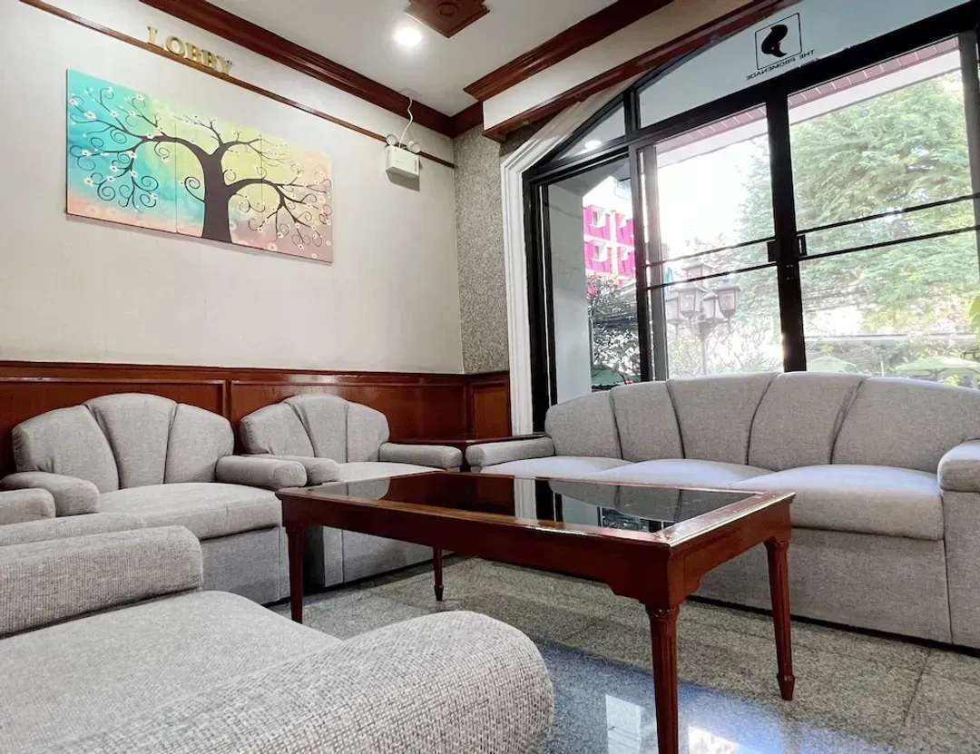 Lobby sitting area