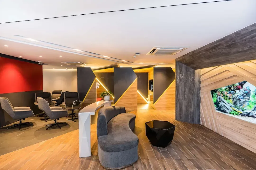 Lobby sitting area
