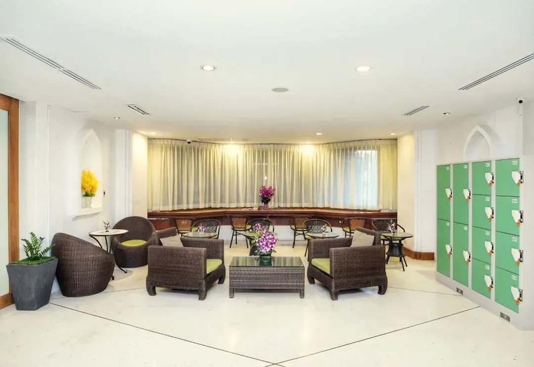 Lobby sitting area