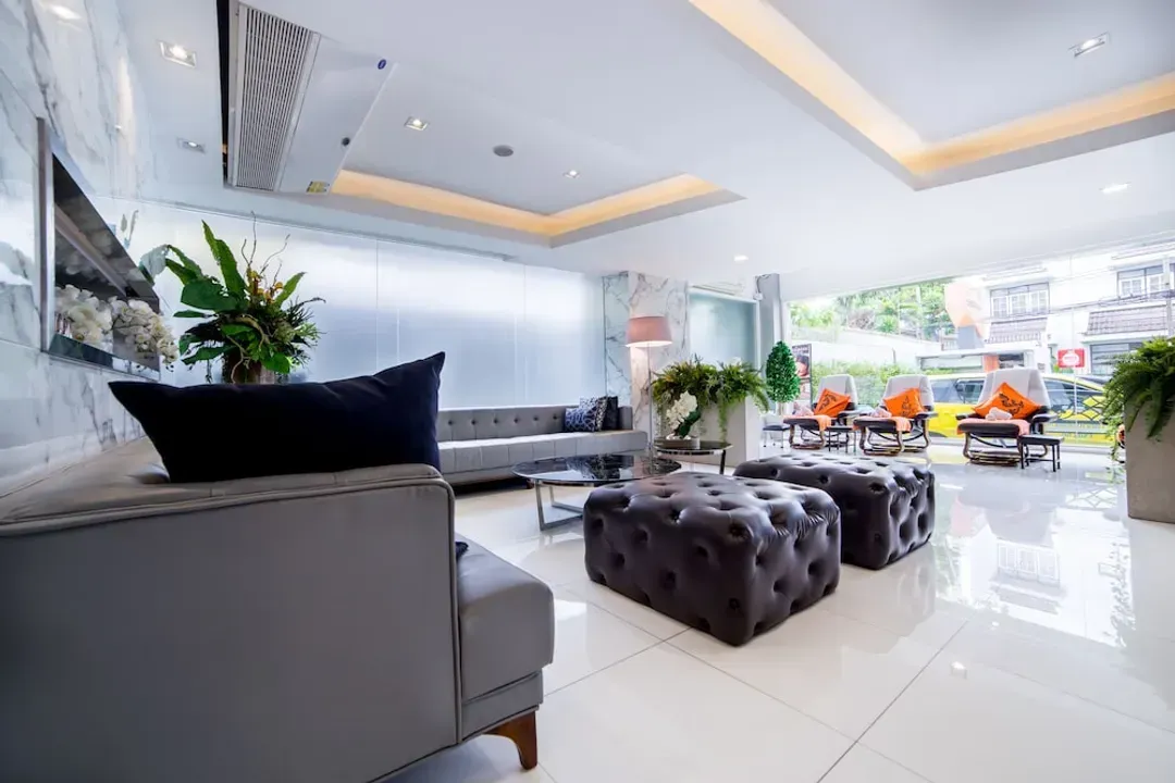 Lobby sitting area