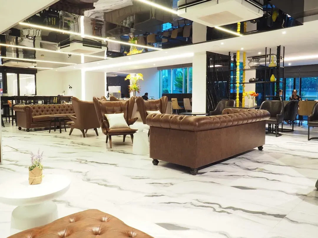 Lobby sitting area
