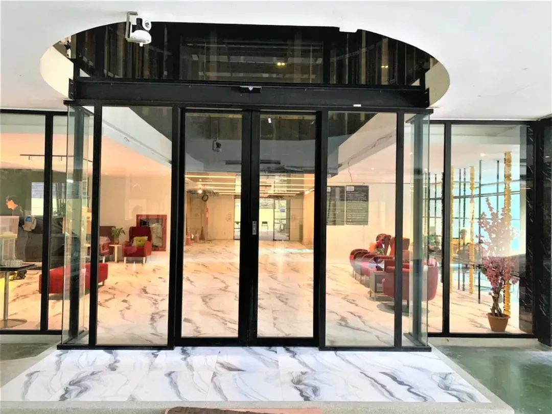 Interior entrance