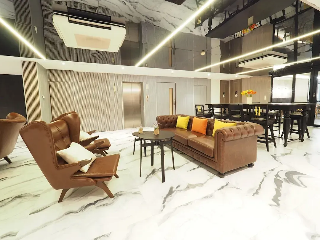 Lobby sitting area