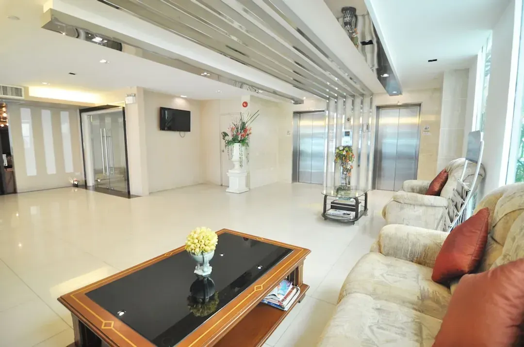 Lobby sitting area