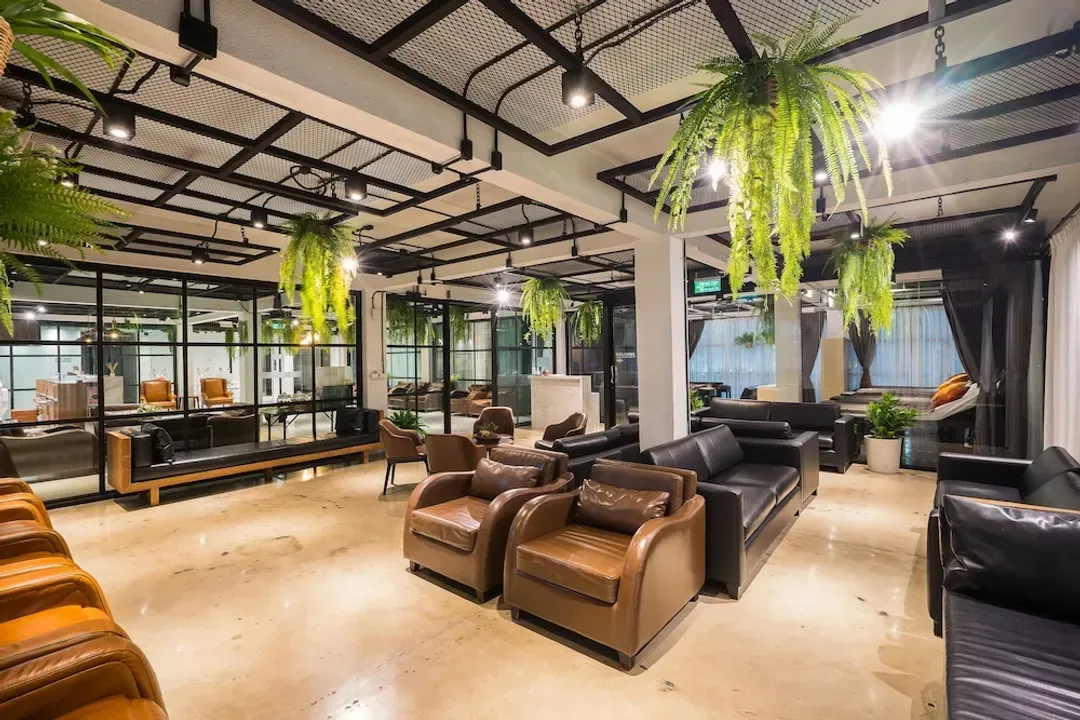 Lobby sitting area