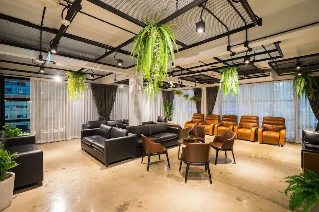 Lobby sitting area
