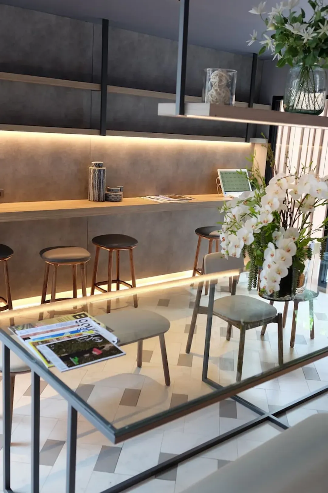 Lobby sitting area