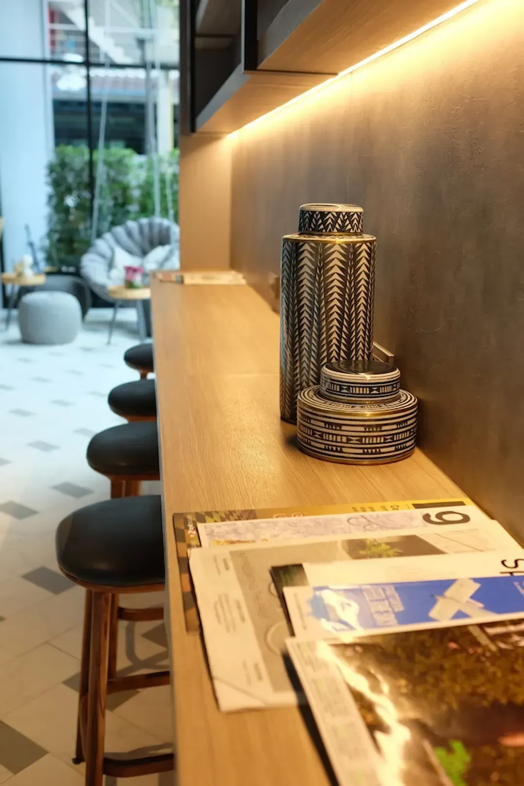 Lobby sitting area