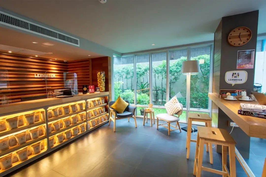 Lobby sitting area