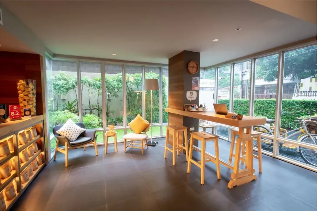 Lobby sitting area