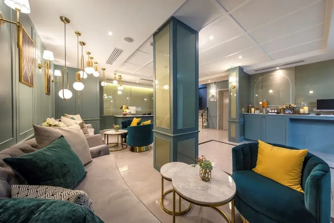 Lobby sitting area