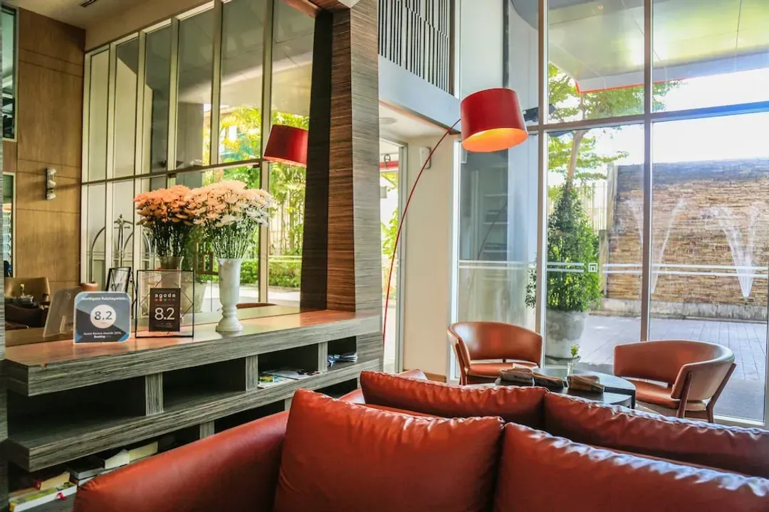 Lobby sitting area
