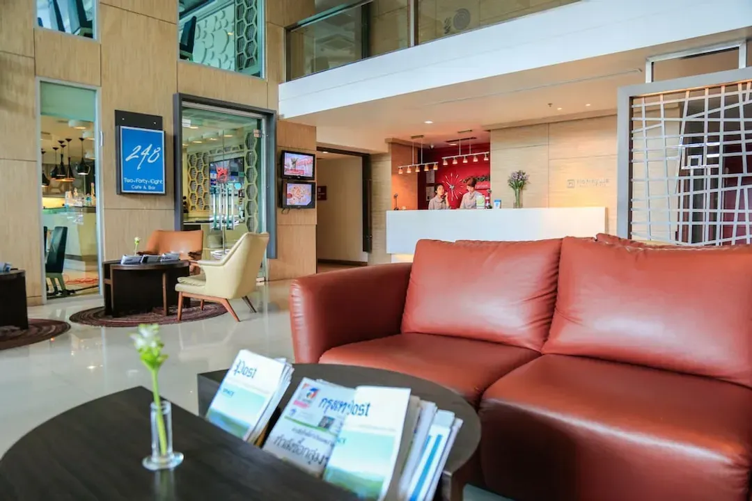 Lobby sitting area