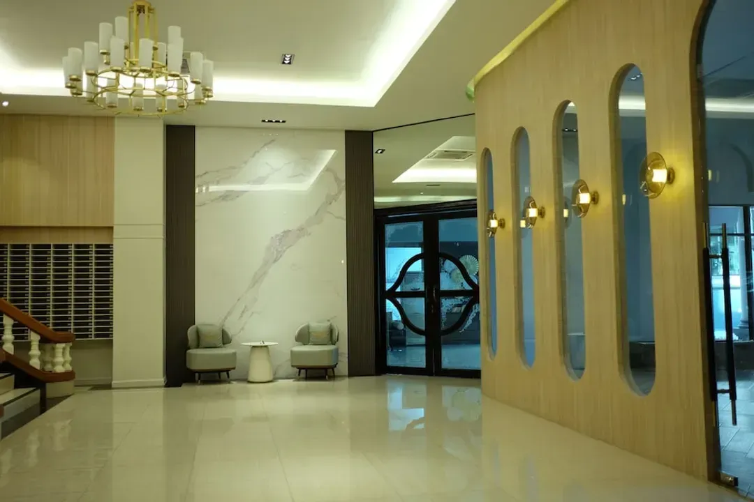 Lobby sitting area