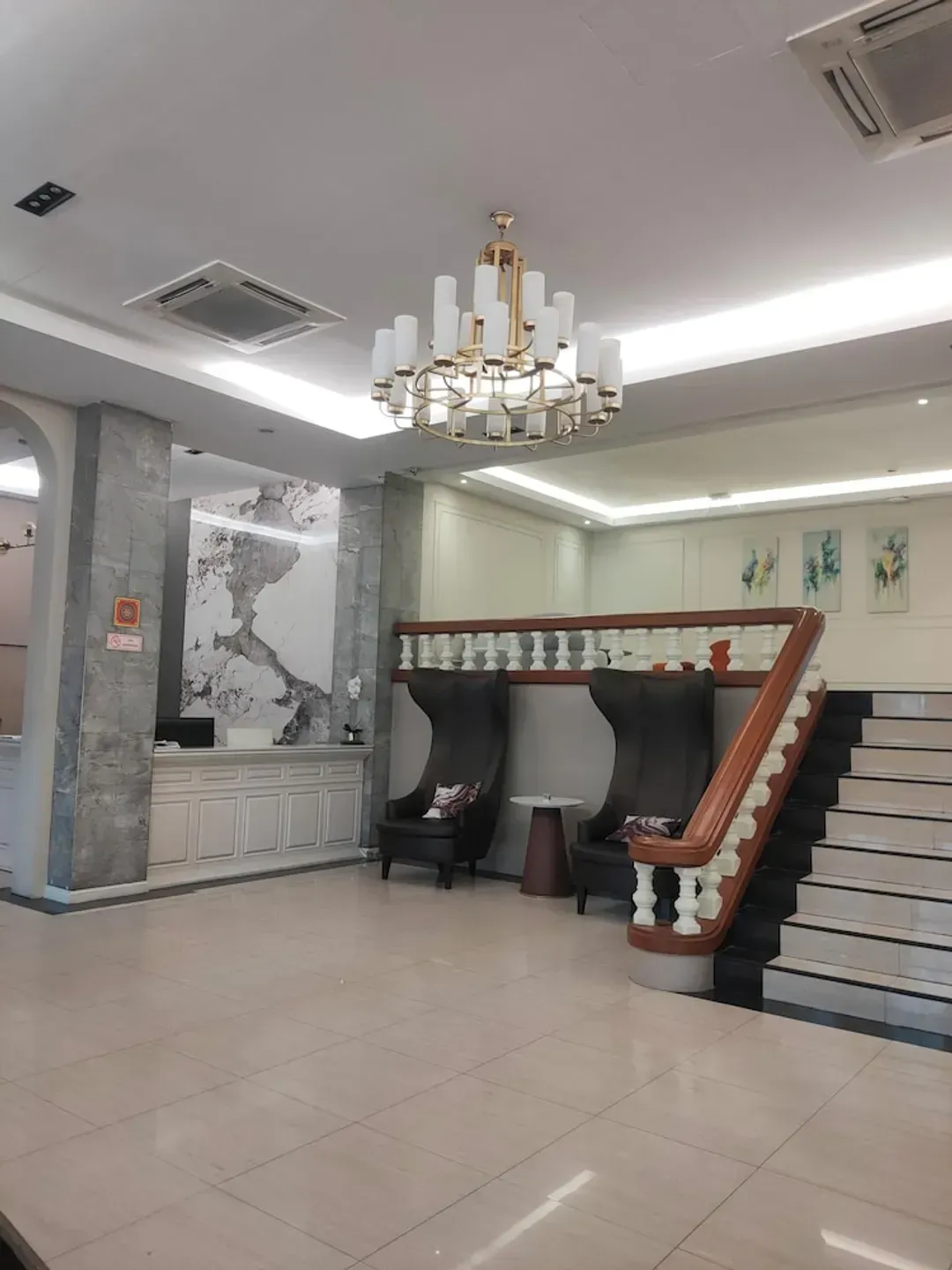 Lobby sitting area
