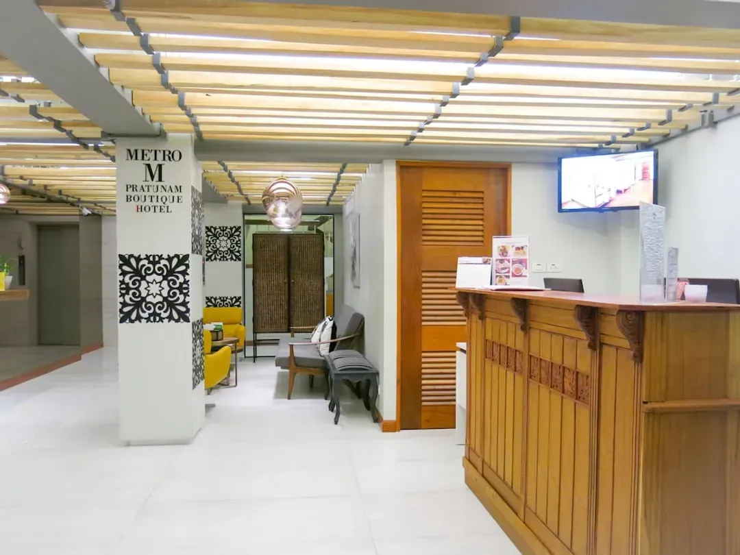 Interior entrance