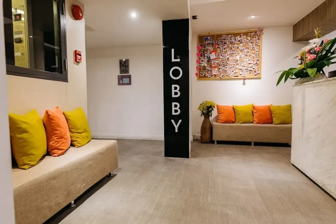 Lobby sitting area