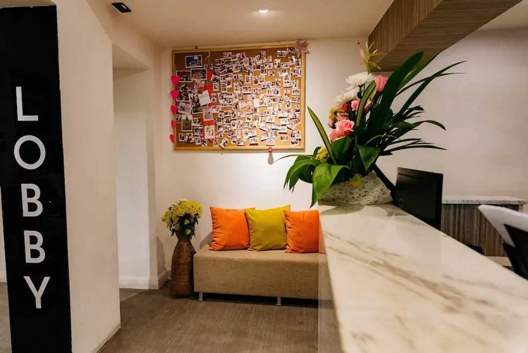 Lobby sitting area