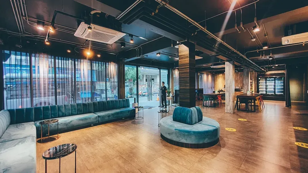 Lobby sitting area