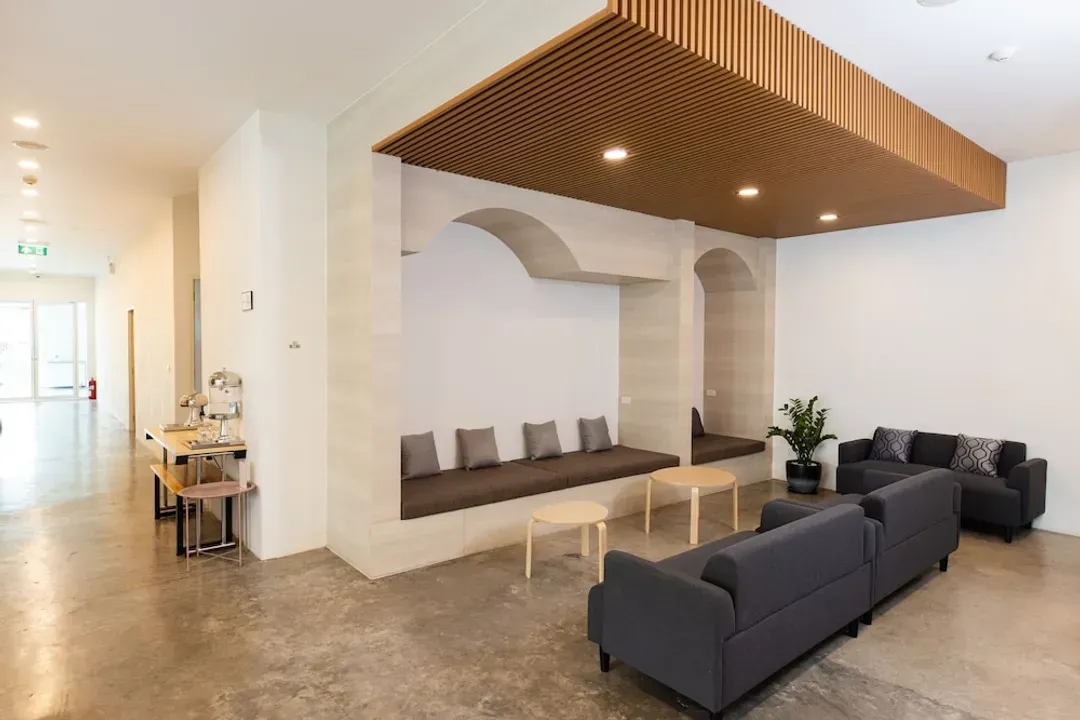 Lobby sitting area