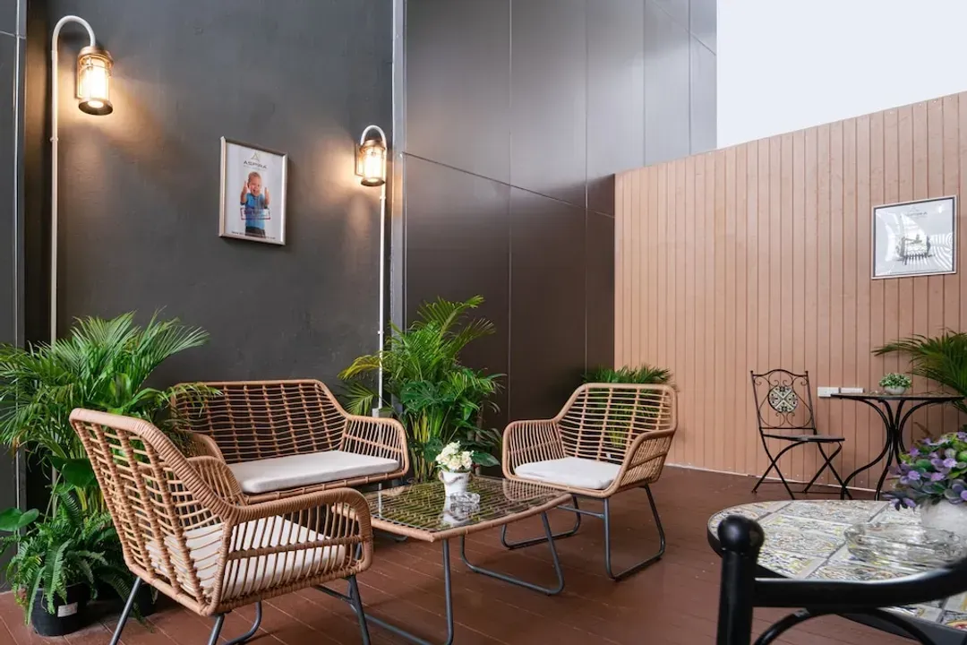 Lobby sitting area