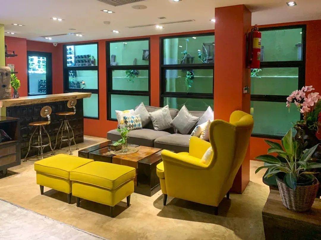 Lobby sitting area