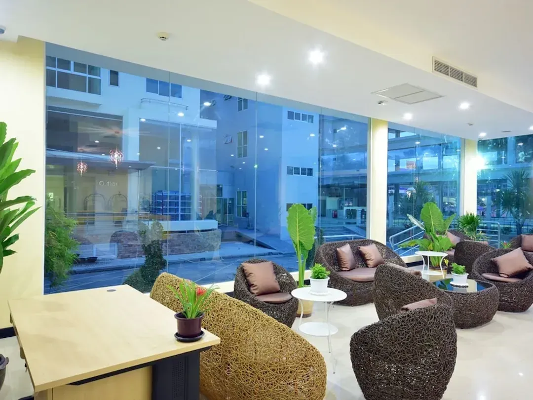 Lobby sitting area
