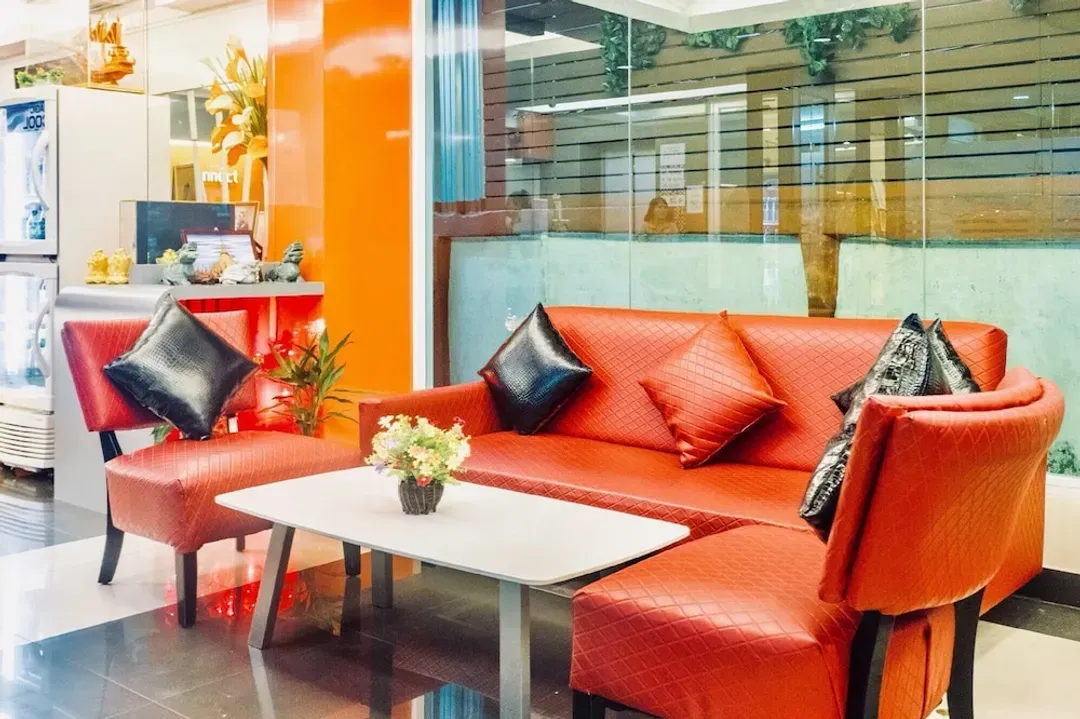 Lobby sitting area