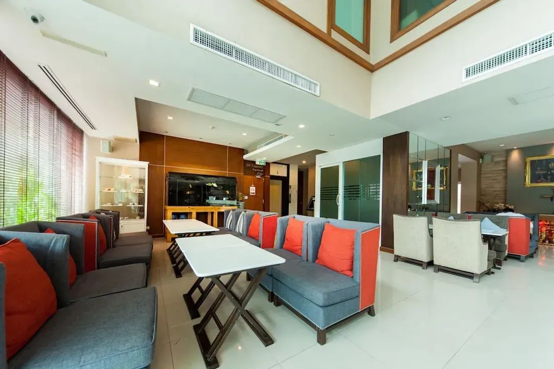 Lobby sitting area