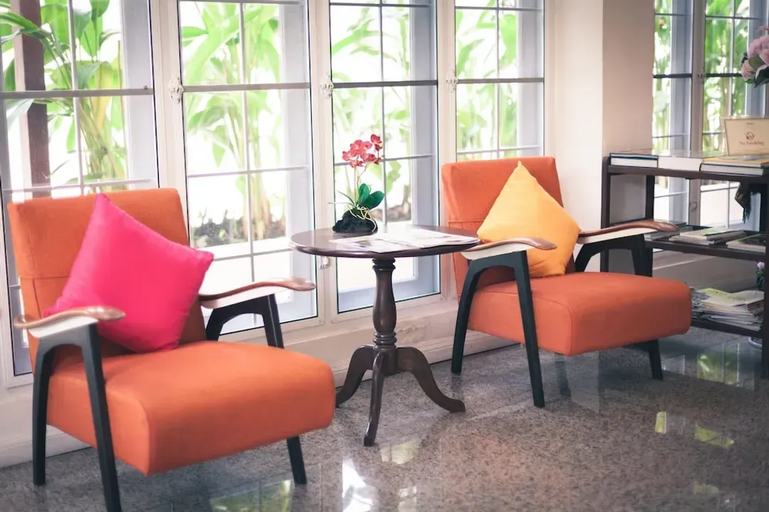 Lobby sitting area