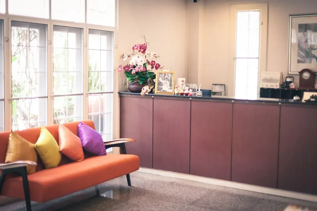 Lobby sitting area