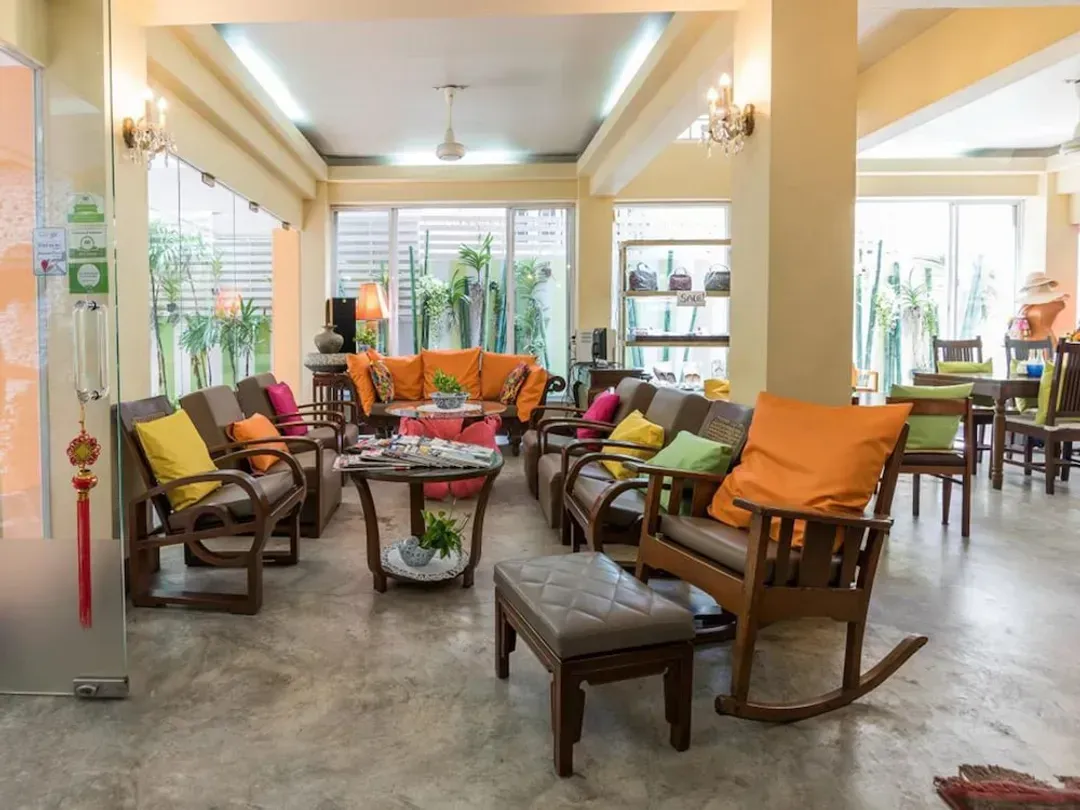 Lobby sitting area
