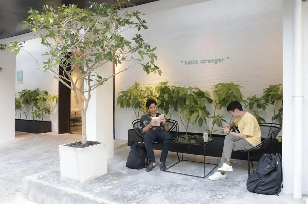 Lobby sitting area