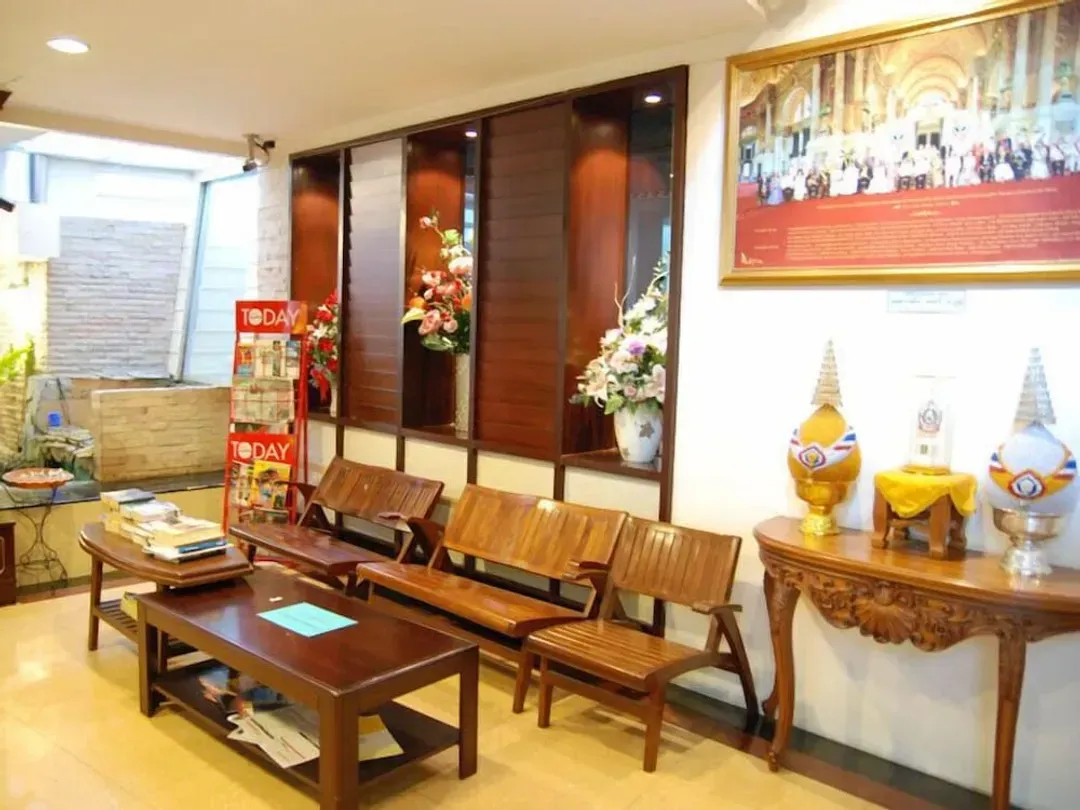 Lobby sitting area