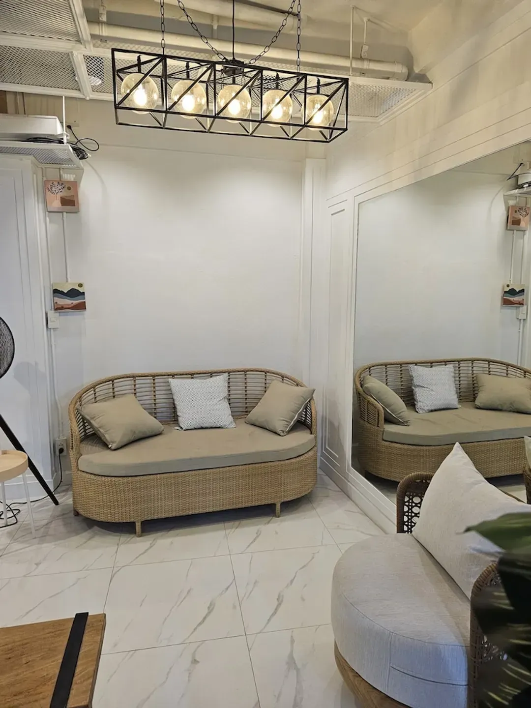 Lobby sitting area