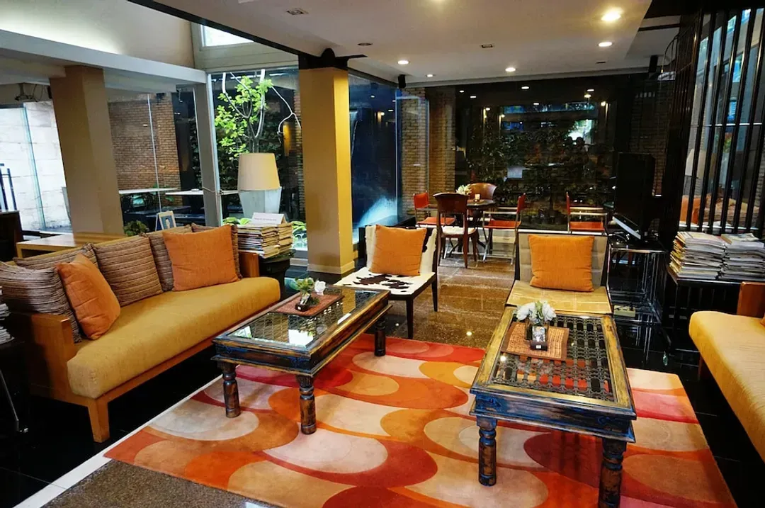 Lobby sitting area