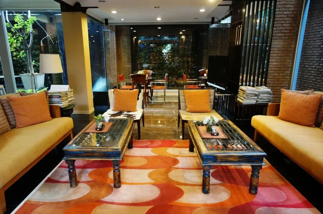 Lobby sitting area