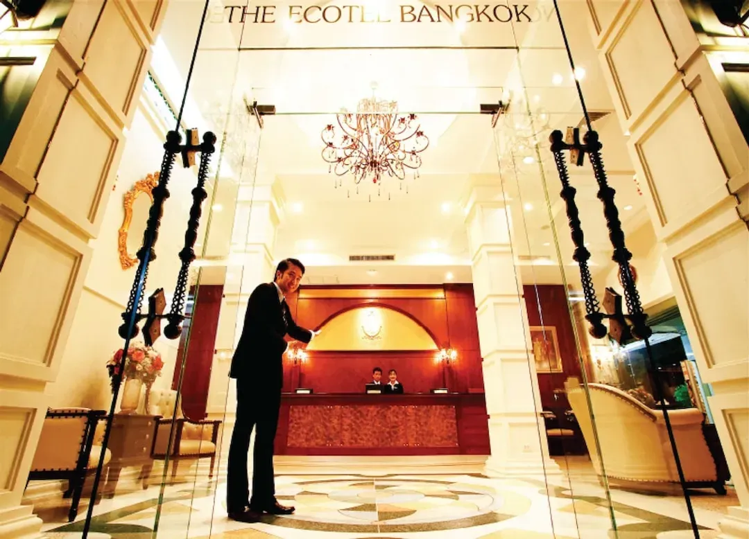 Interior entrance