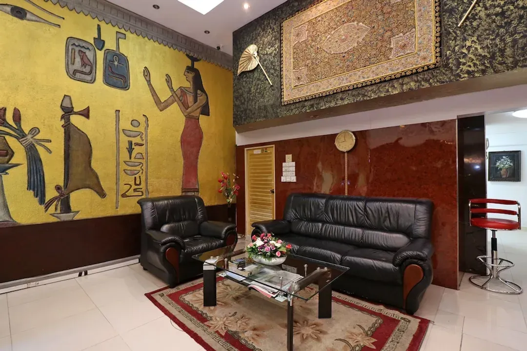Lobby sitting area