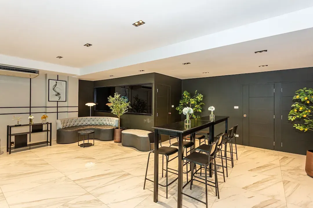 Lobby sitting area